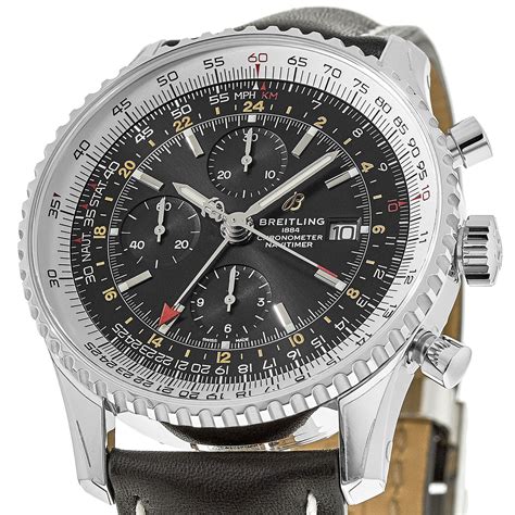 breitling navitimer 1 black steel|Breitling Navitimer gmt 46mm.